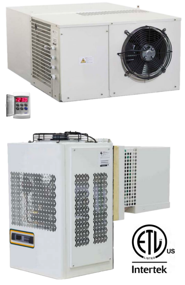 Wall mounted monoblock unit Roof mounted monoblock unit