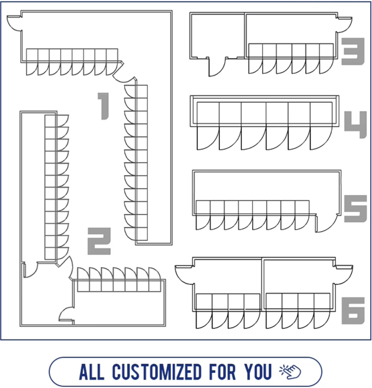Display Glass Walk in Cooler Parameter