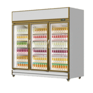 JY1860XK Top-Mounted Display Refrigerator(Golden Frame Exterior)