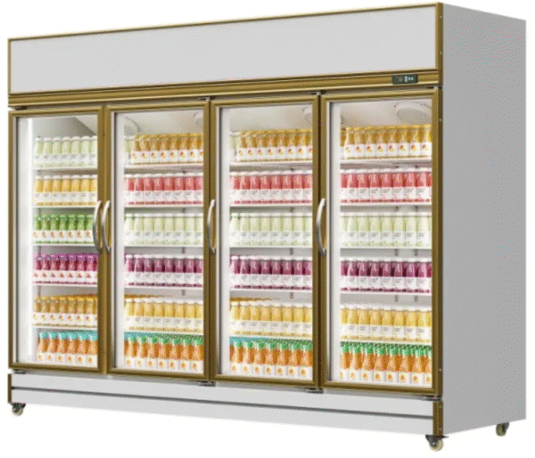 JY2460XK Top-Mounted Display Refrigerator(Golden Frame Exterior)