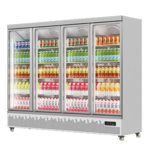 JY2460XZ Under-Mounted Beverage Display Refrigerator